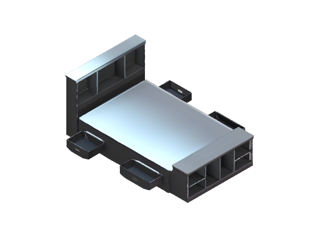 MaxiSpace Storage Bed